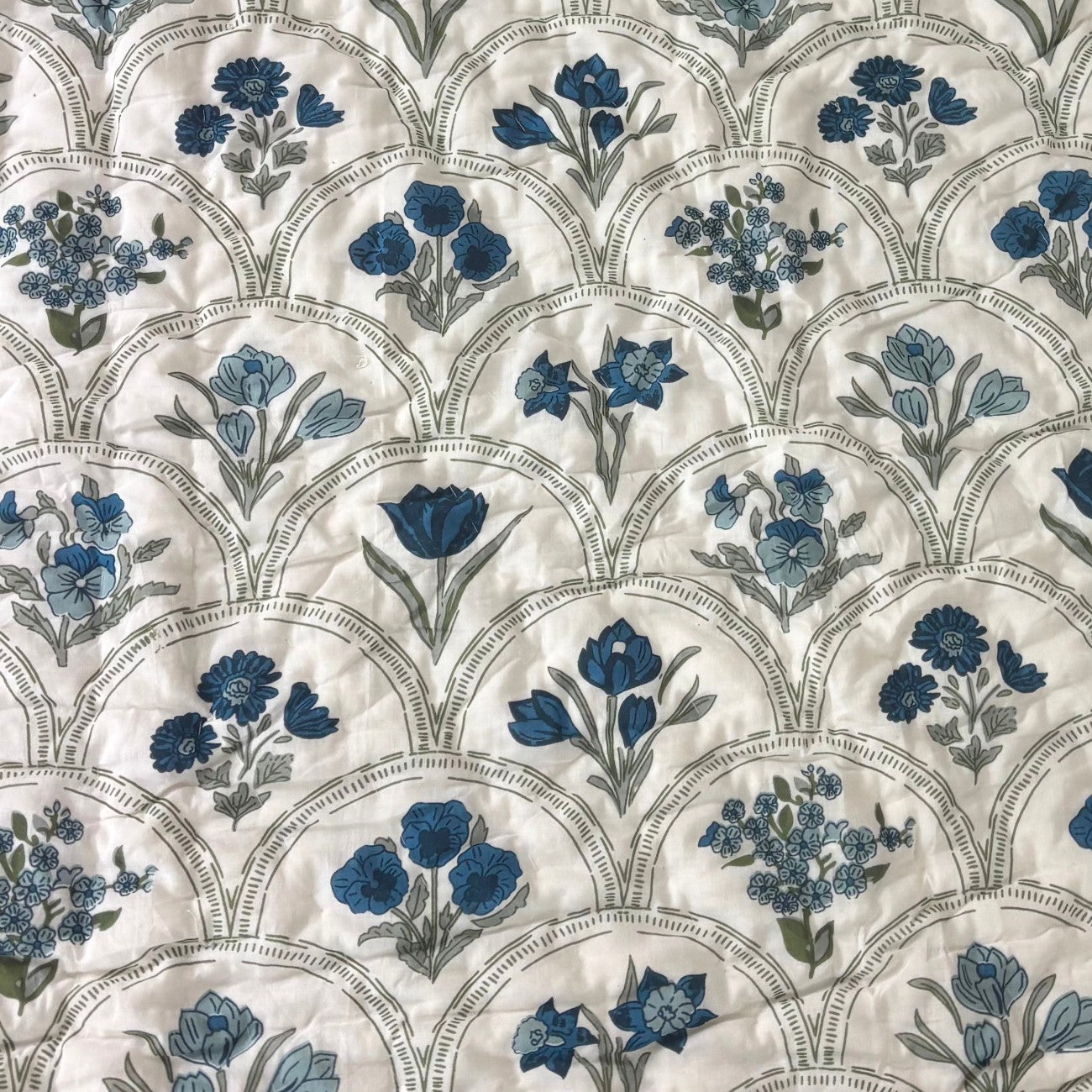 Ambarsariya blue - Double Bed Razai/ Comforter