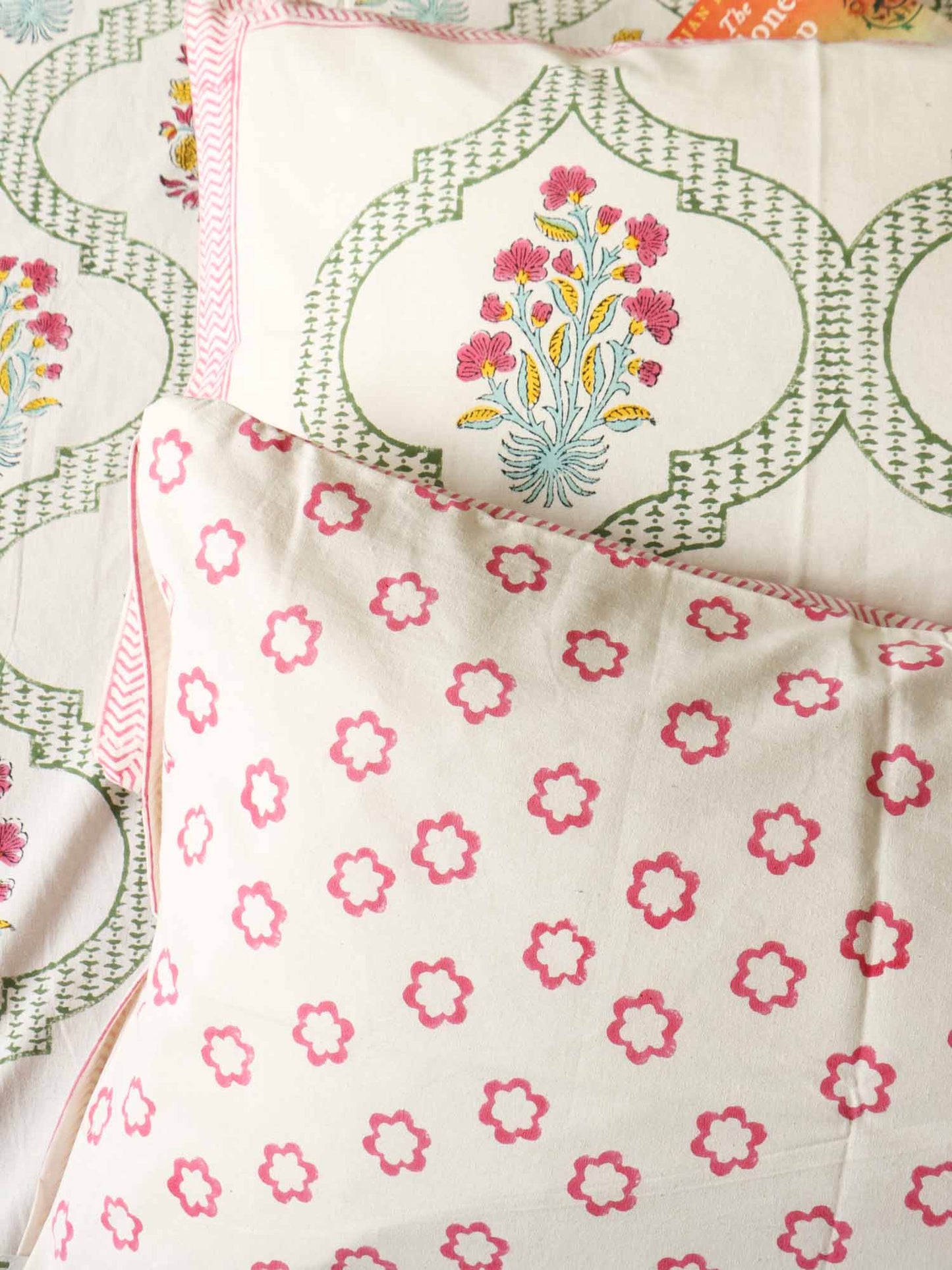 Sanwariya - Hand Block Printed Bedsheet (100 x108)