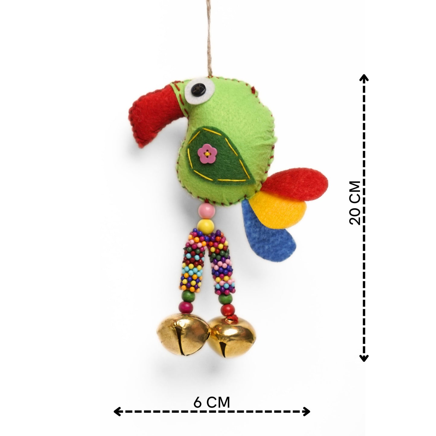 Felt Chimes - Parrot
