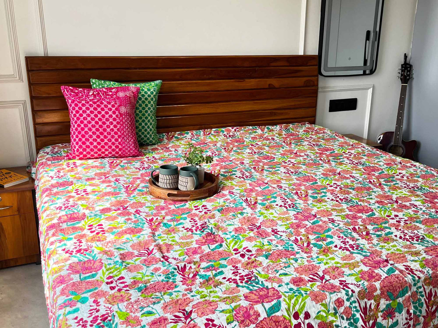 Bagiya - Kantha Stitch Bedcover