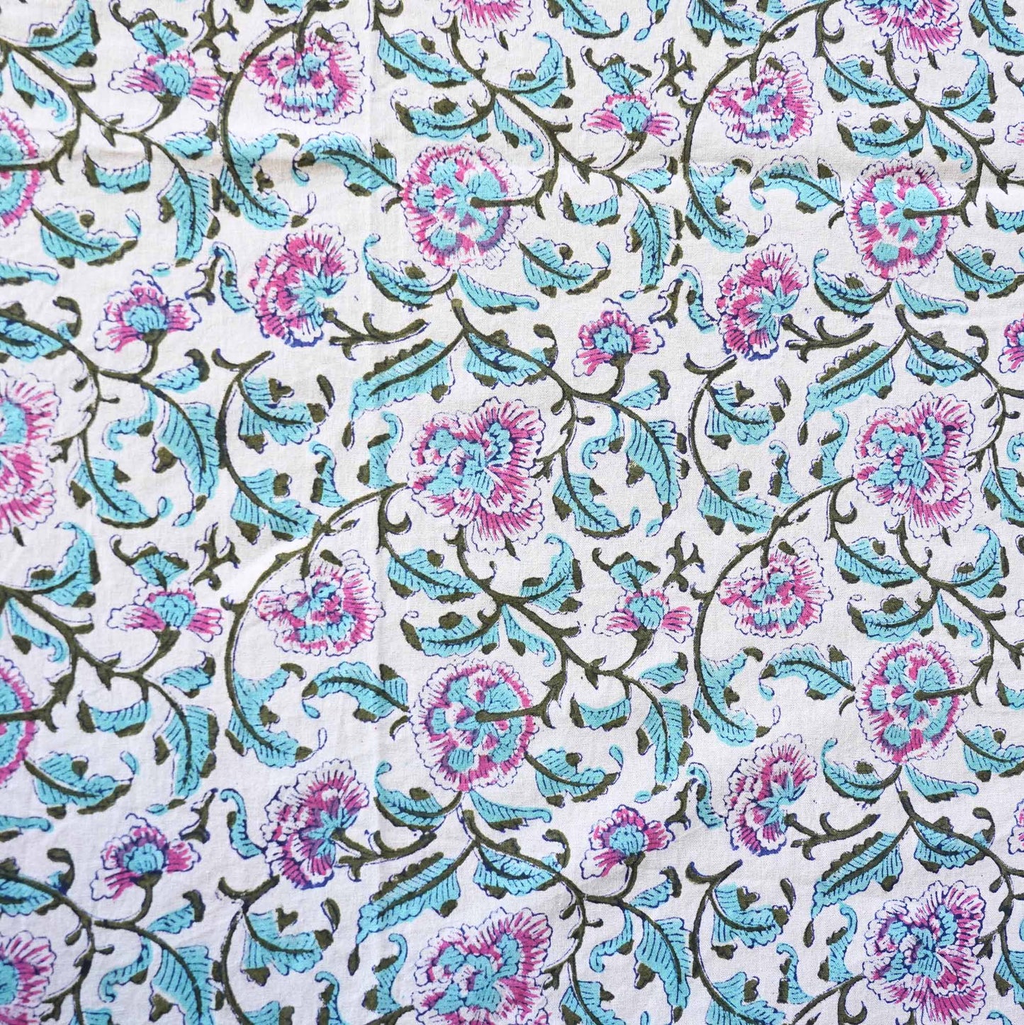 Kadambari – Hand Block Print Bedsheet (100x108 Inches)