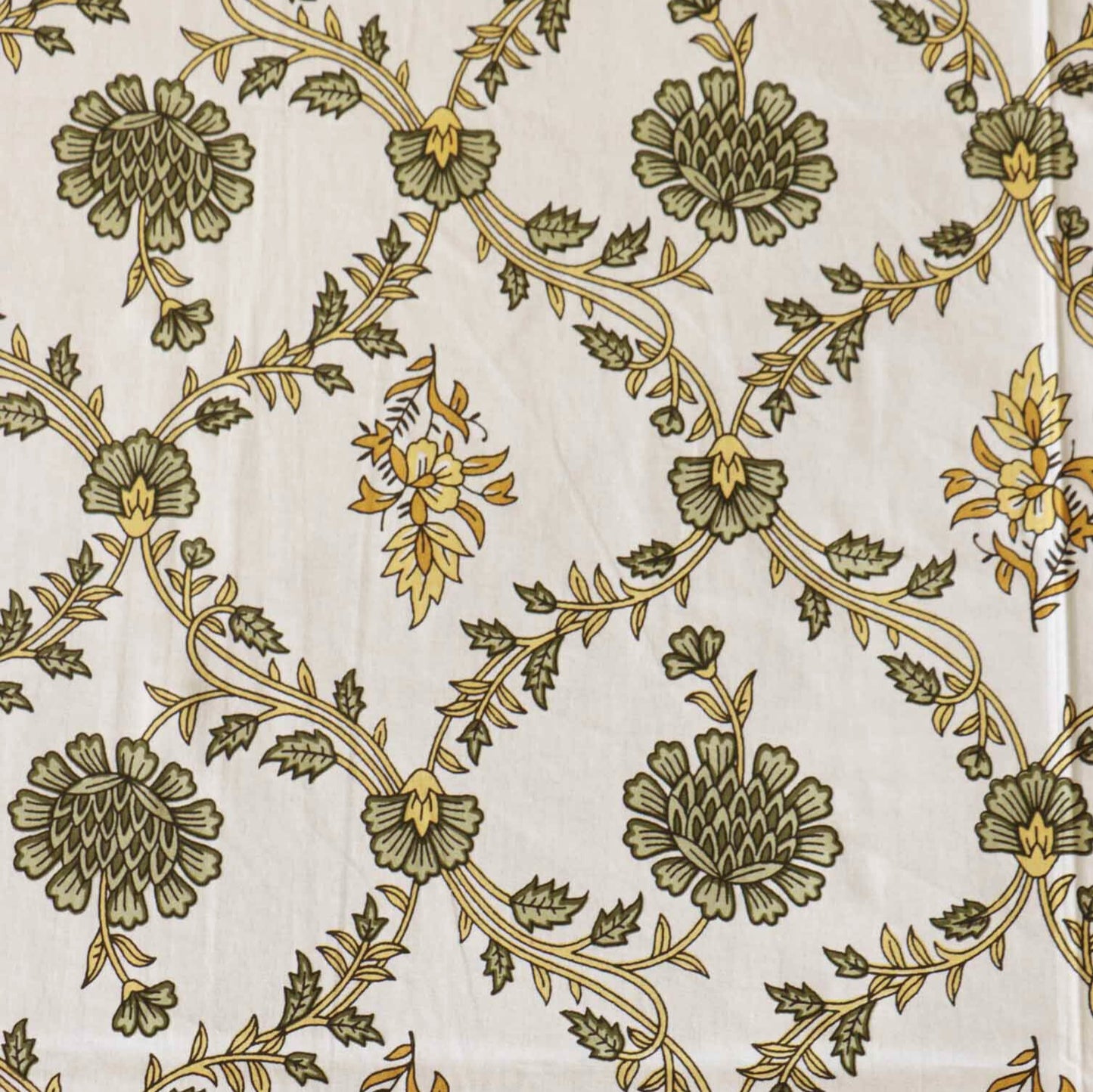 Khushamadeed Yellow - Single Bed Bedsheet (60x90 Inches)