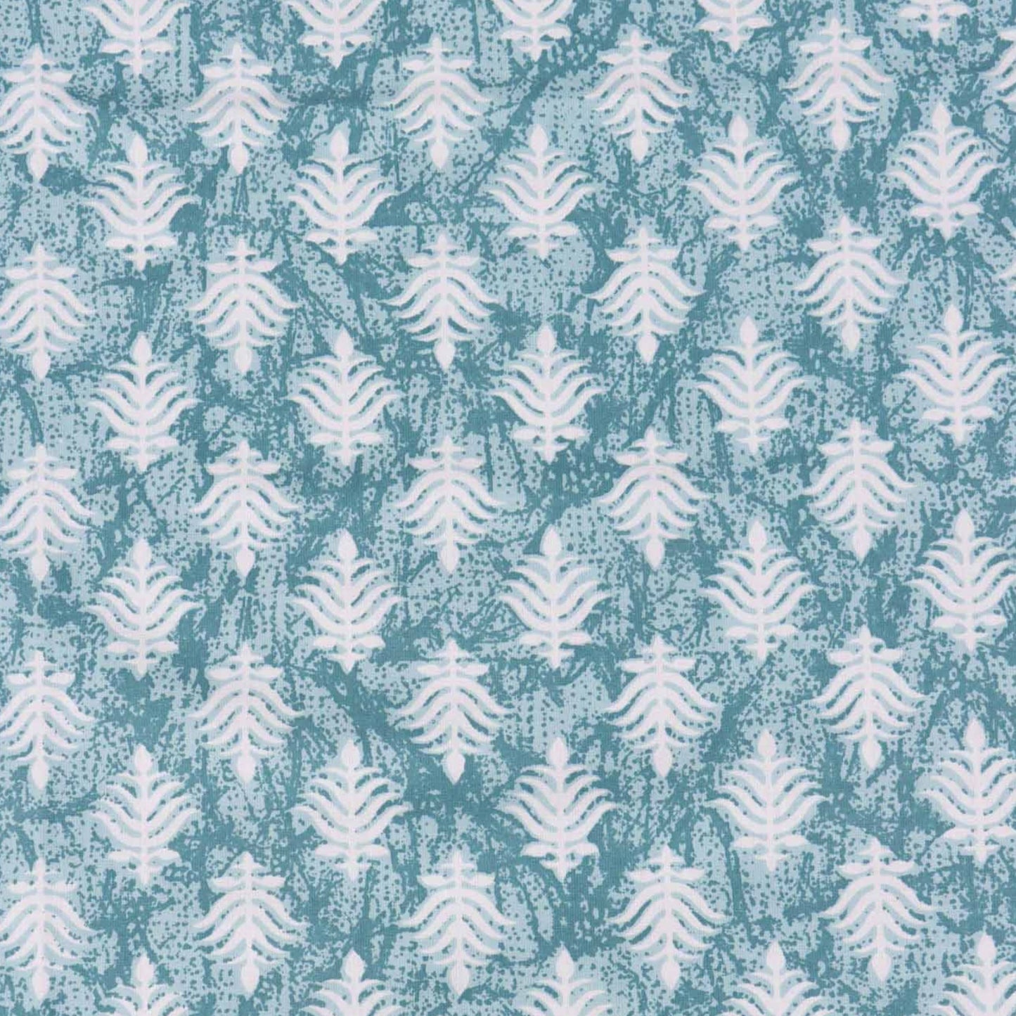 Meera Blue – Flat I Fitted Bedsheet (108x108 Inches)