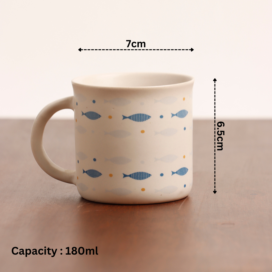Everyday Classic - Fish II Tea Cups - Set of 6