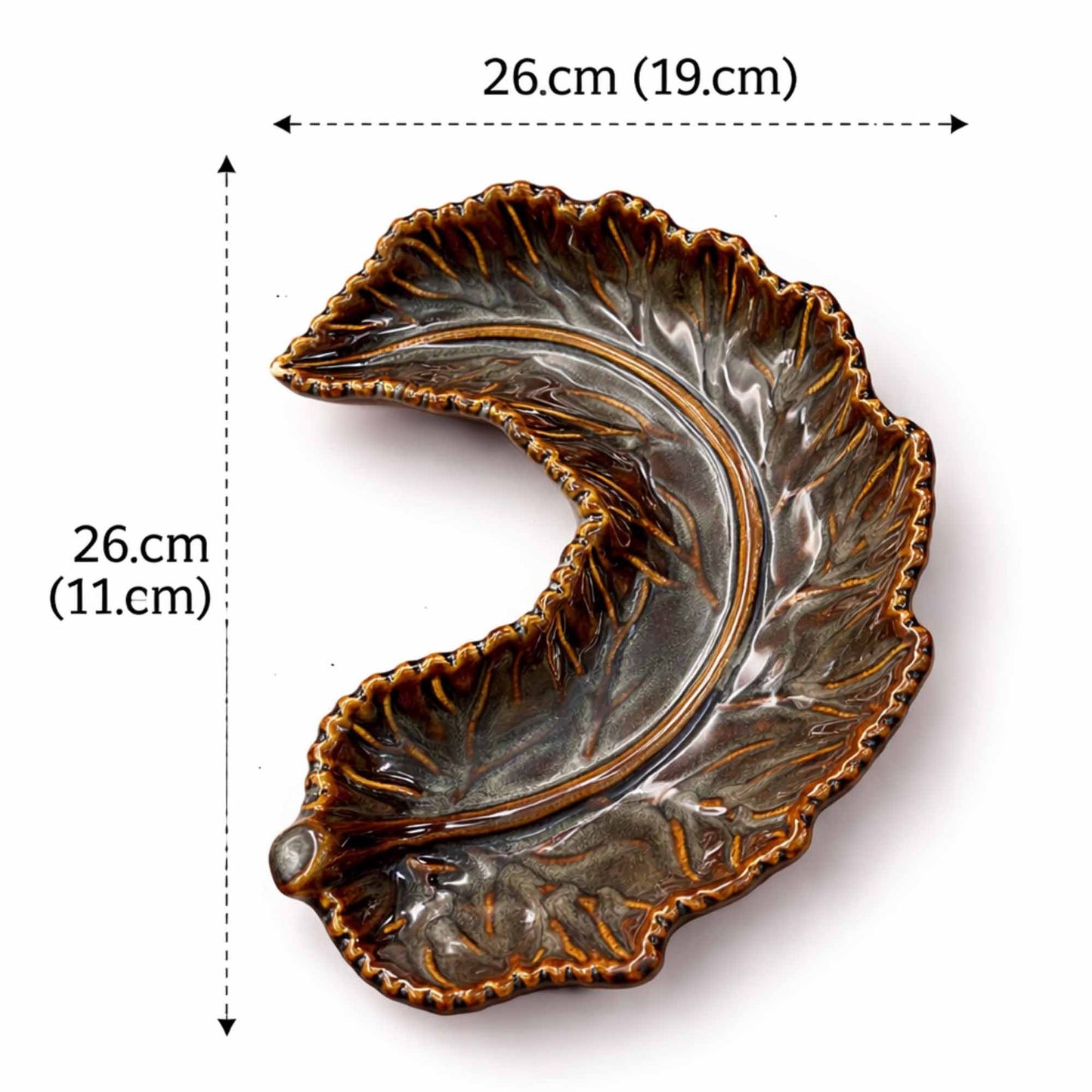 Twisted Leaf Platter