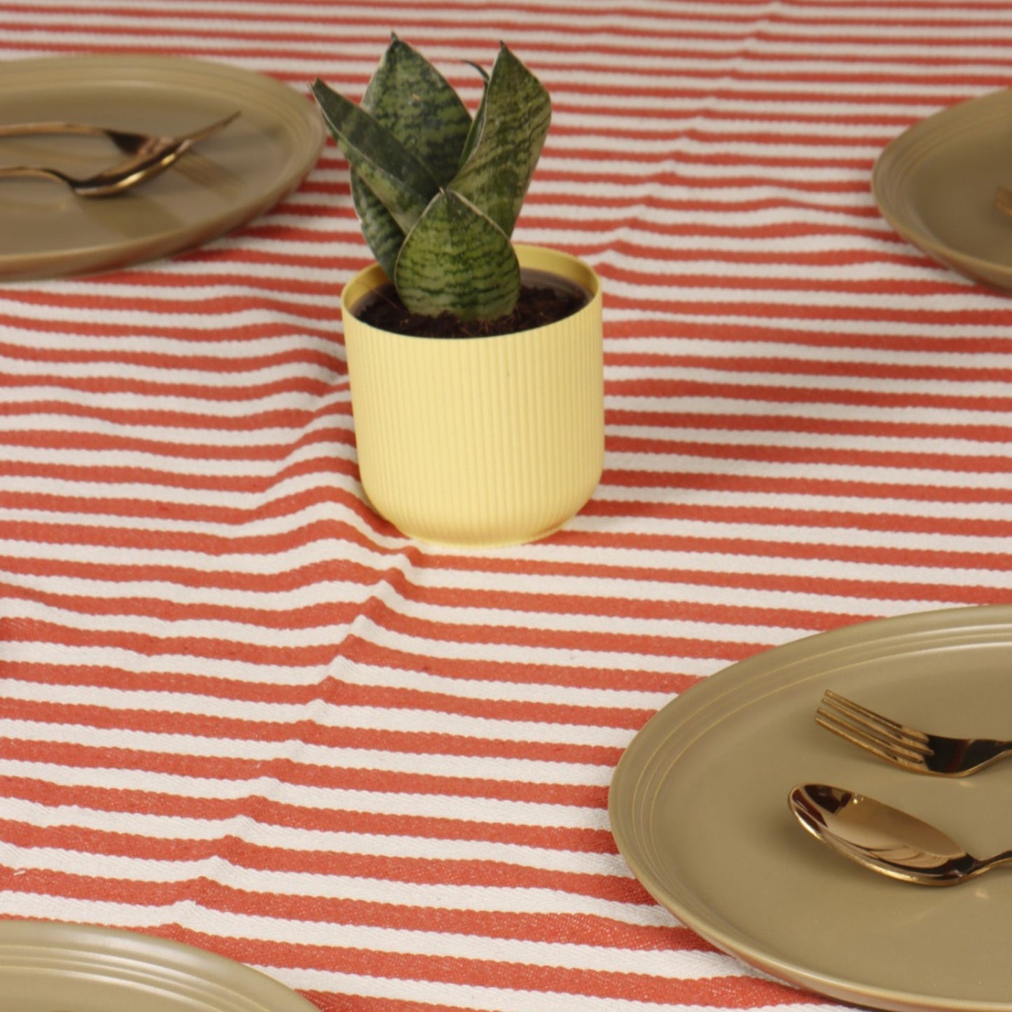 Lines - Table Cover - Orange
