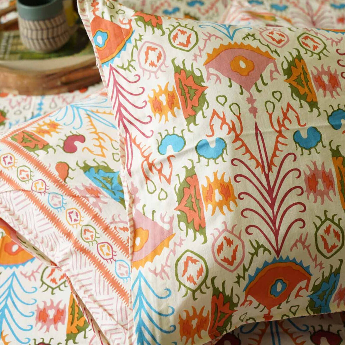 Winter Wonderland - Flat I Fitted Bedsheet (108x108 Inches)