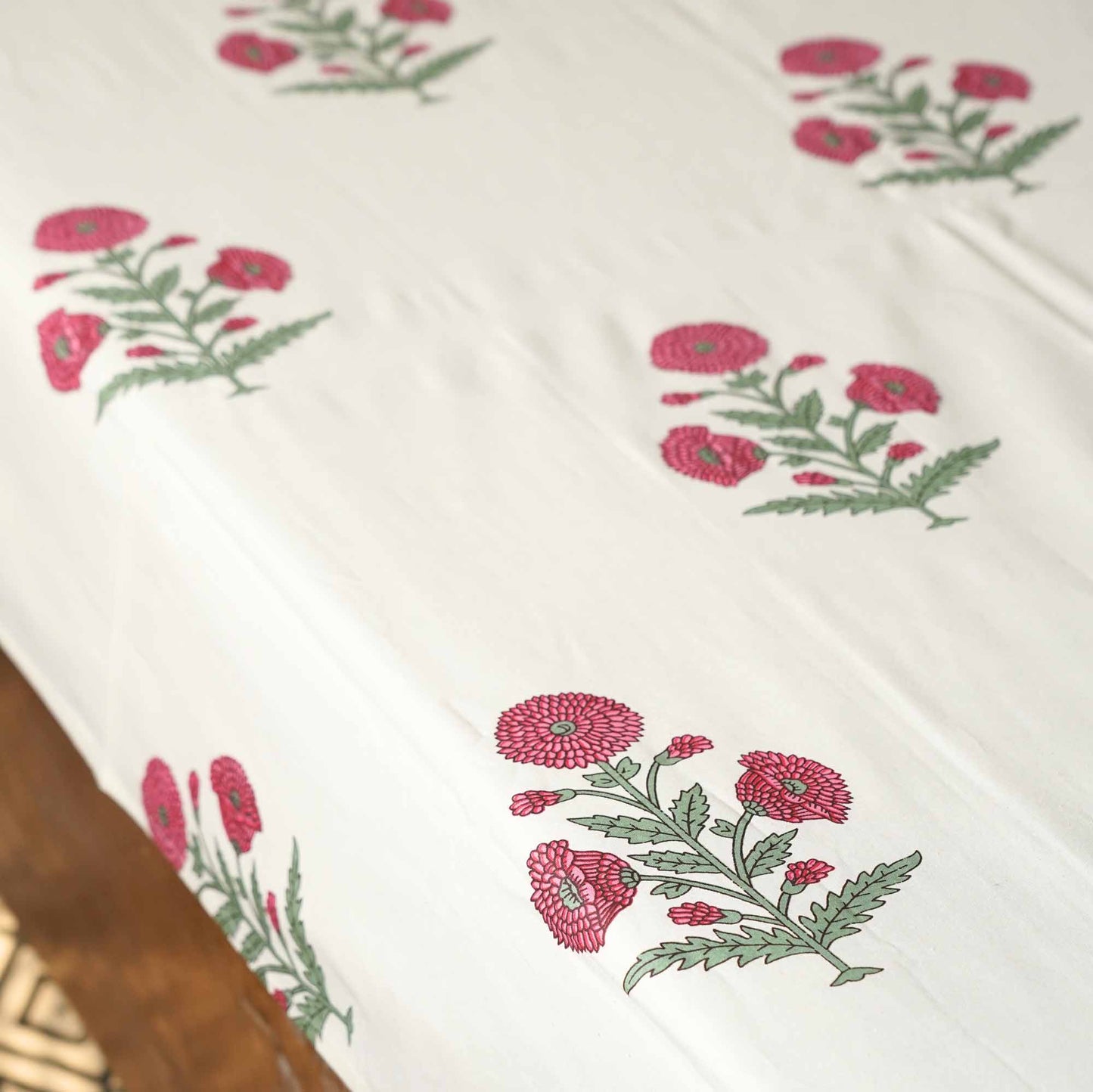 Gulbahar - Flat I Fitted Bedsheet (108x108 Inches)