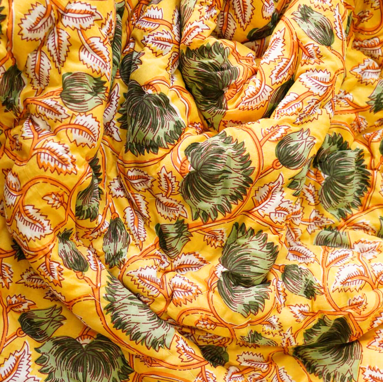 Begum Yellow - Razai I Comforter