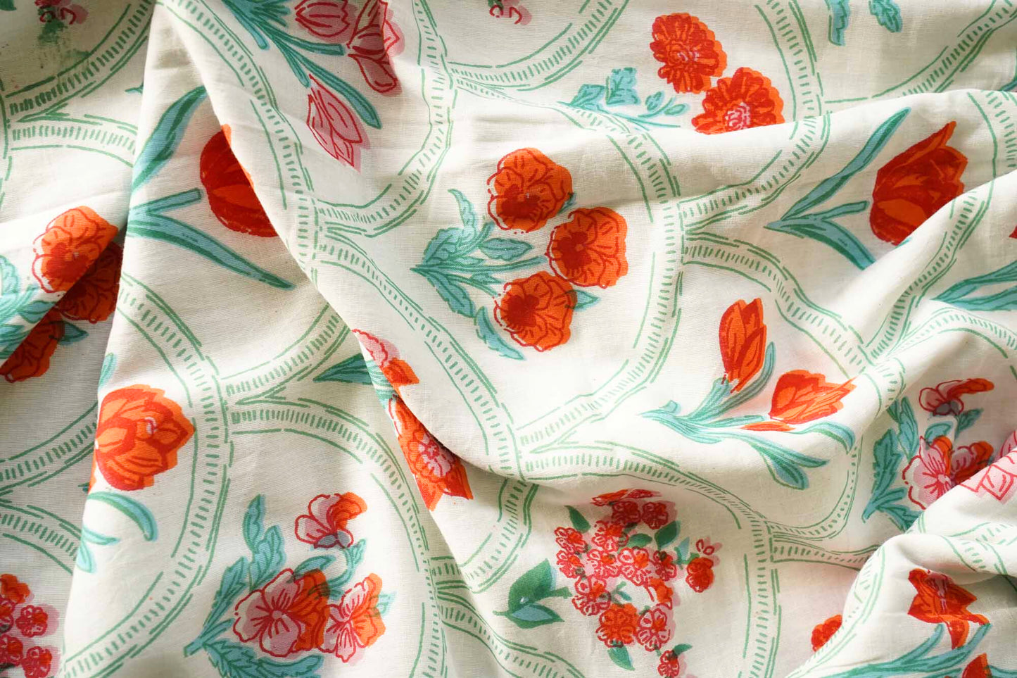 Double Bed Reversible Mul Dohar – Ambarsariya Red