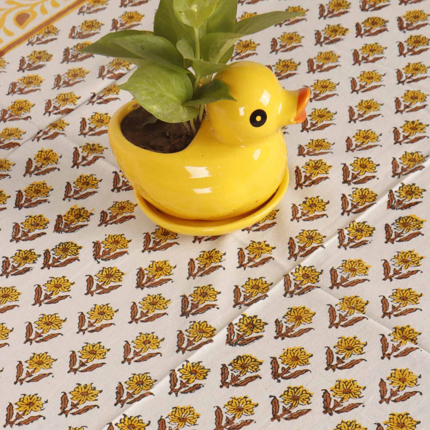 Vasanti Hand Block Printed Center Table Cover