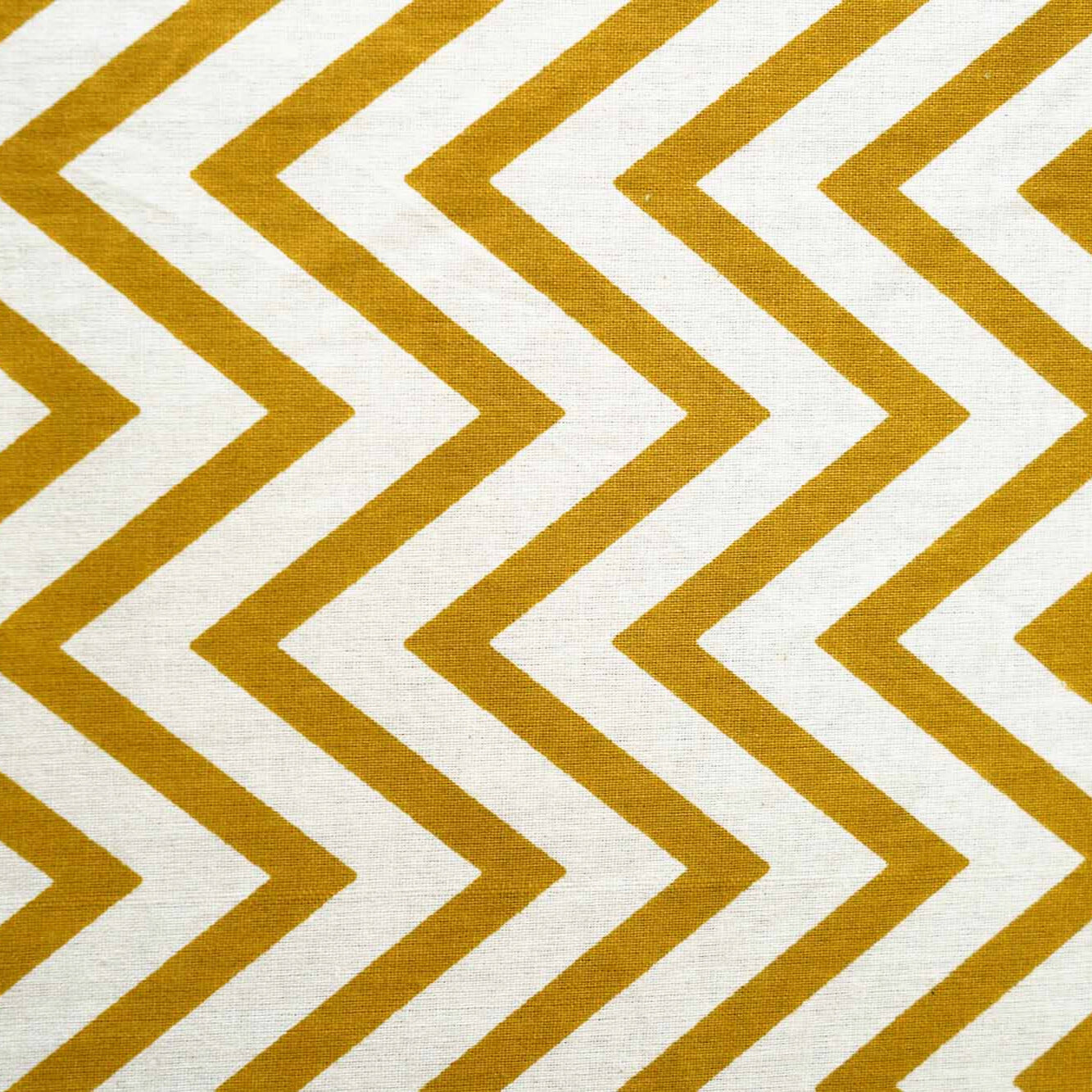 Chevron - Mustard – Flat I Fitted Bedsheet (90x108 Inches)