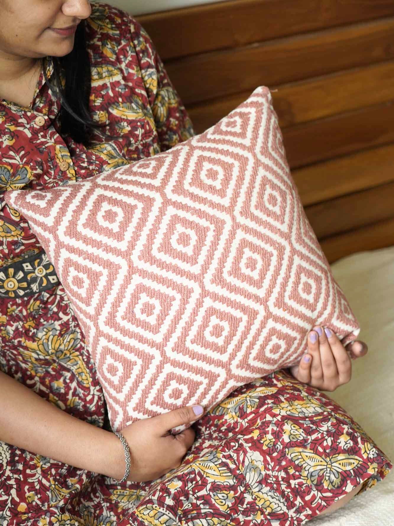 Puzzle Jacquard Cushion Cover