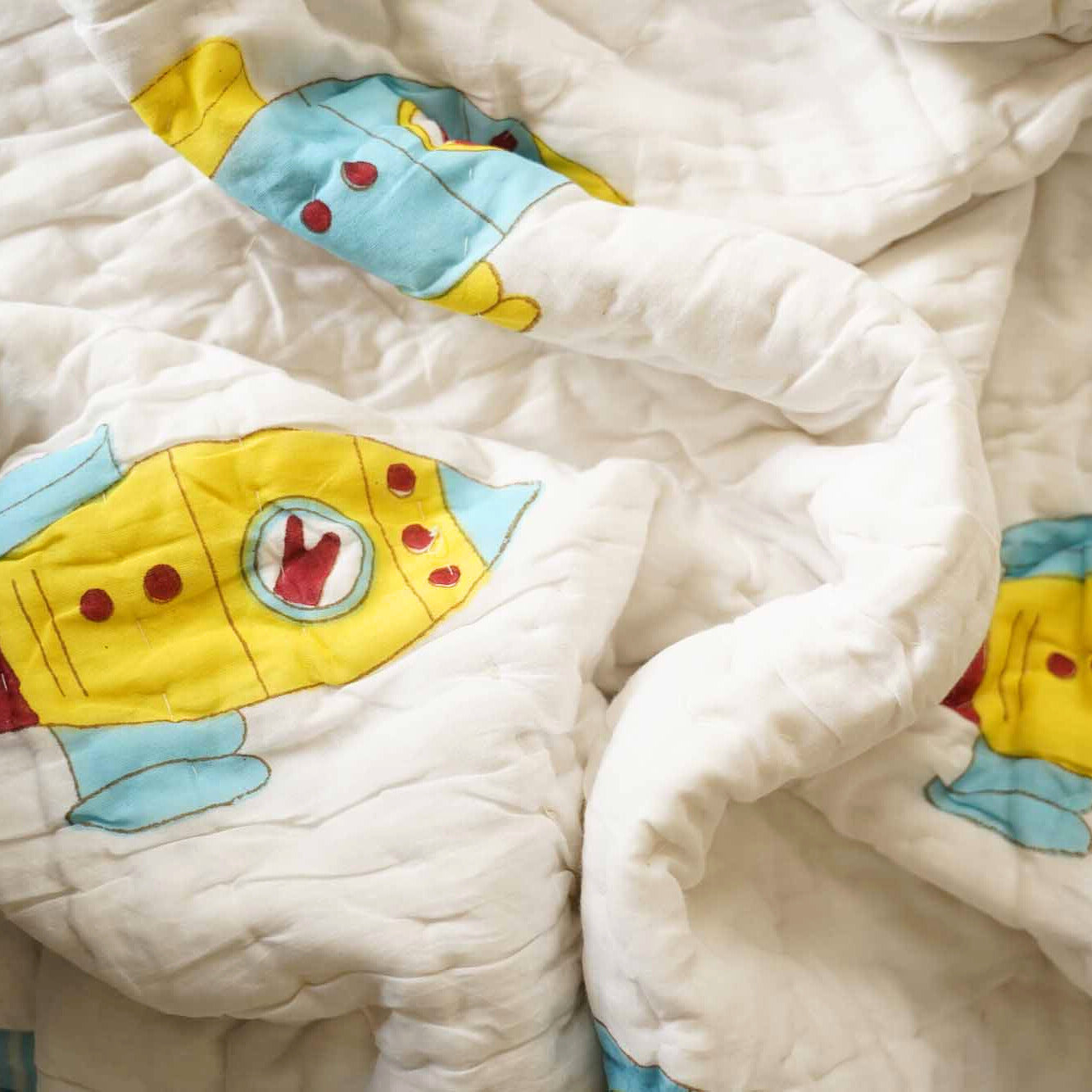 Rocket - Handblock Razai I Comforter