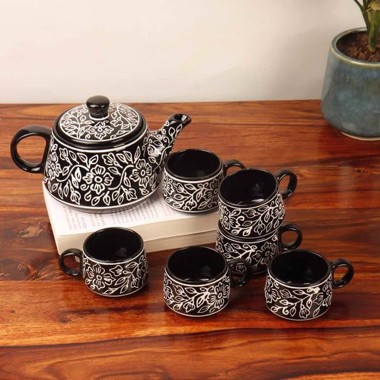 Alive Tea Set Black Beauty- Set of 7