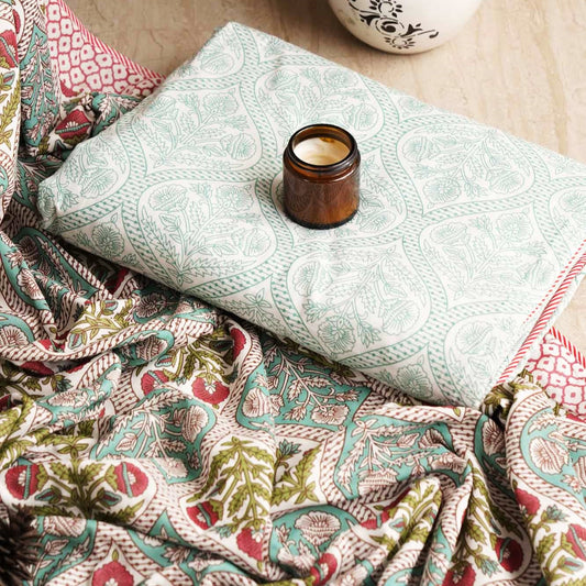 Pair of Single Bed Reversible Mul Dohar – Khushi