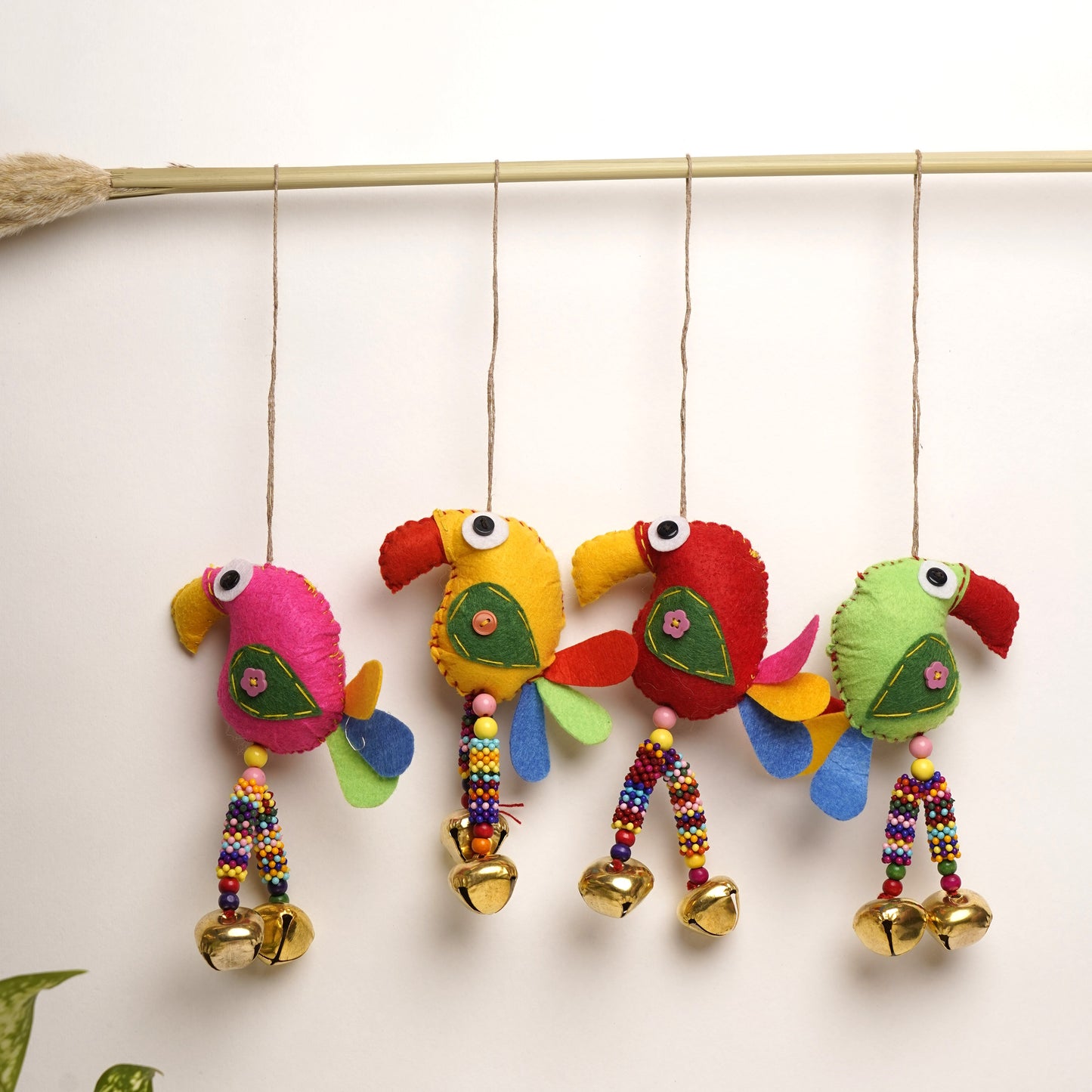 Felt Chimes - Parrot