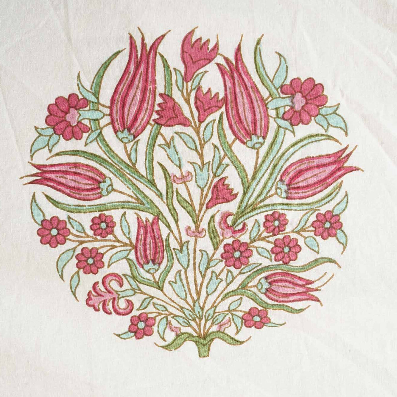 Ananta - Pink - Flat I Fitted Bedsheet (100x108 Inches)