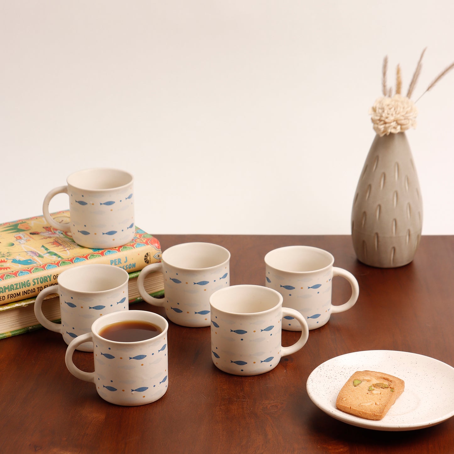 Everyday Classic - Fish II Tea Cups - Set of 6