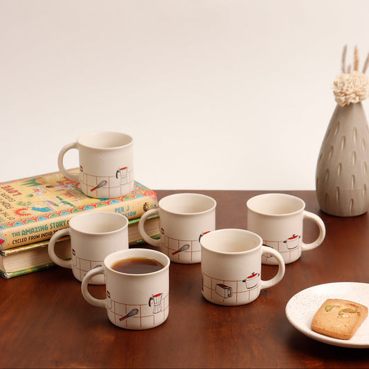 Everyday Classic - Kitchen II Tea Cups - Set of 6
