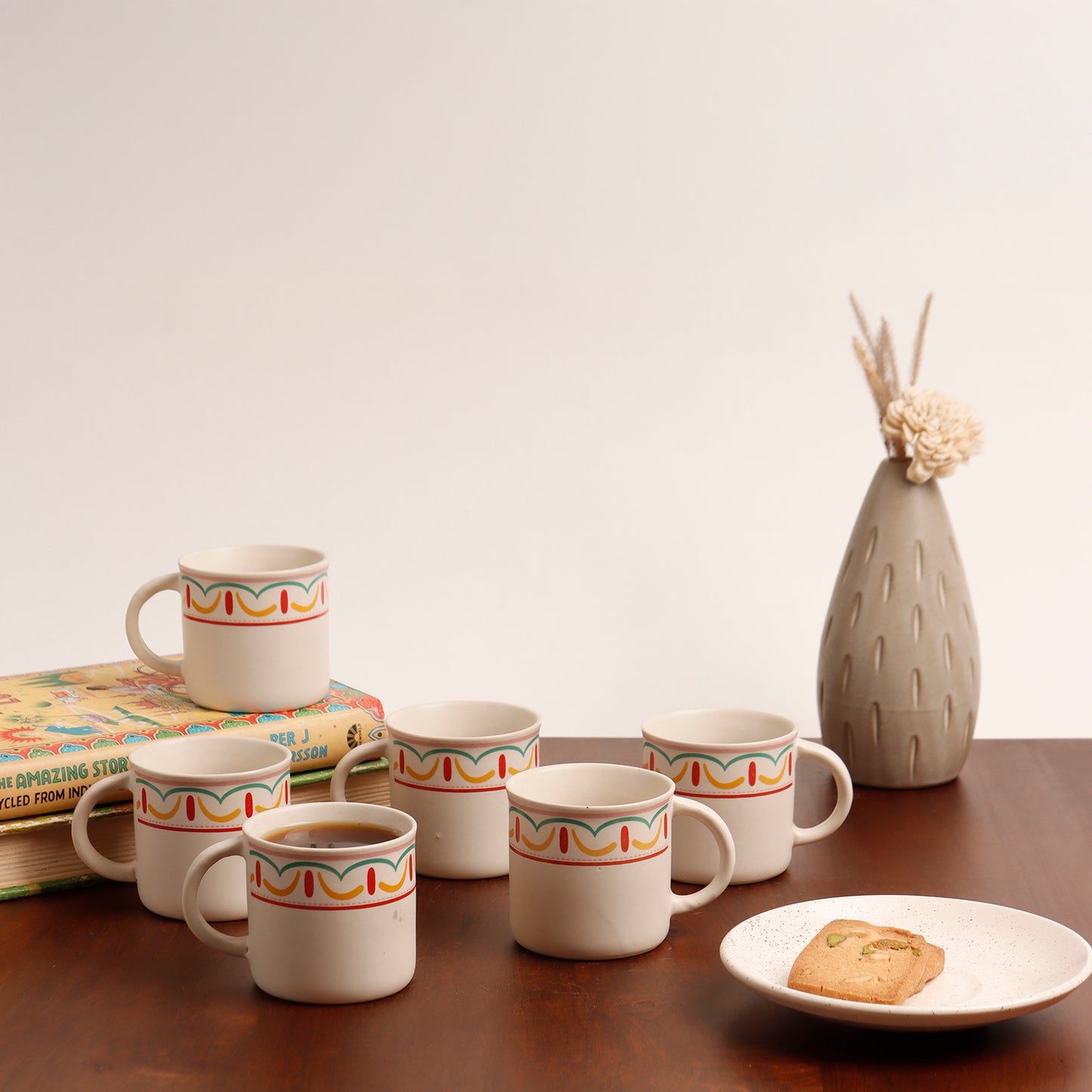 Everyday Classic - Rangoli II Tea Cups - Set of 6