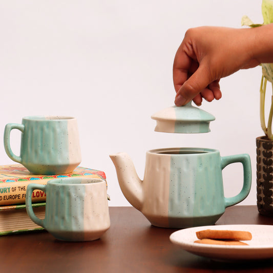 Shades of Green II Tea Set