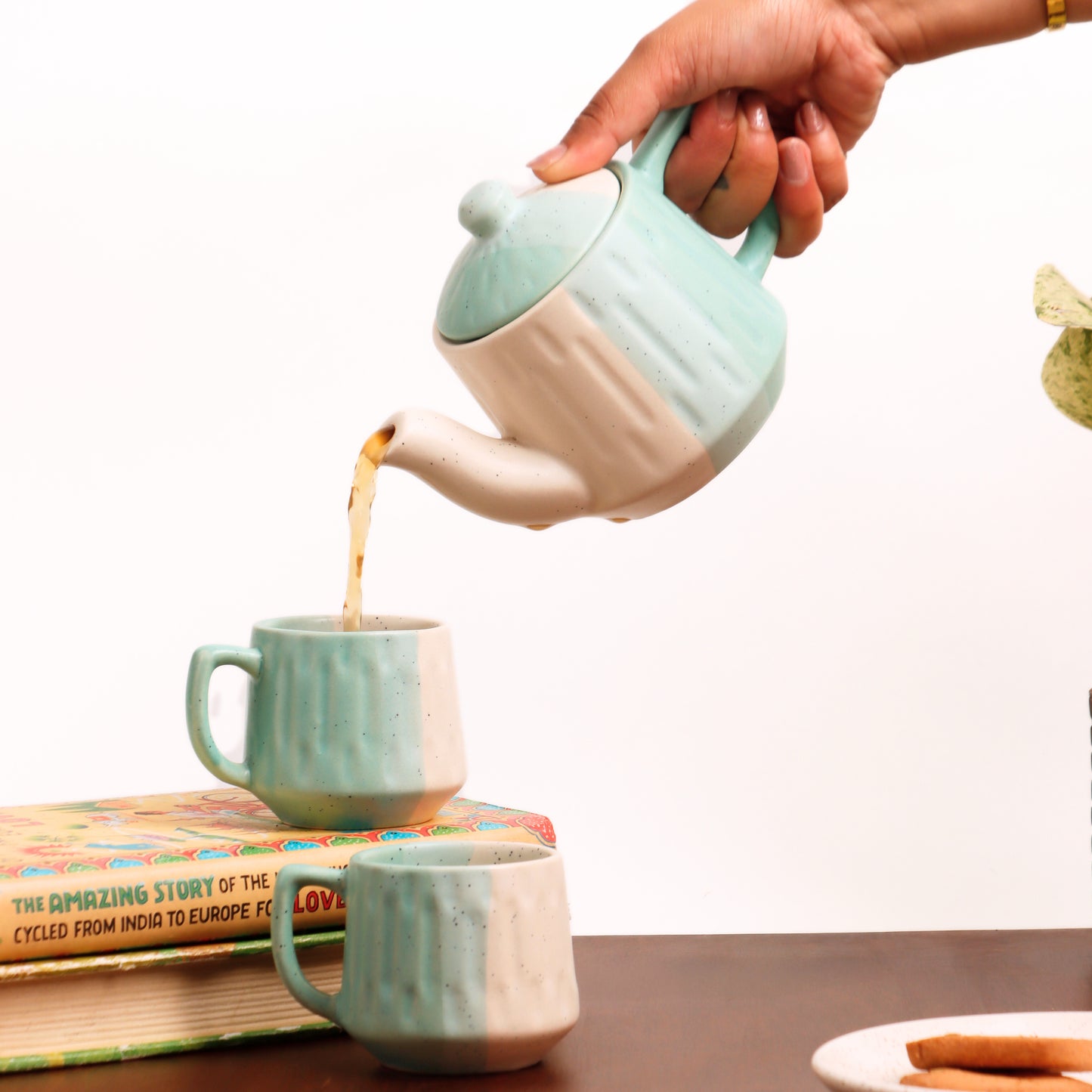 Shades of Green II Tea Set