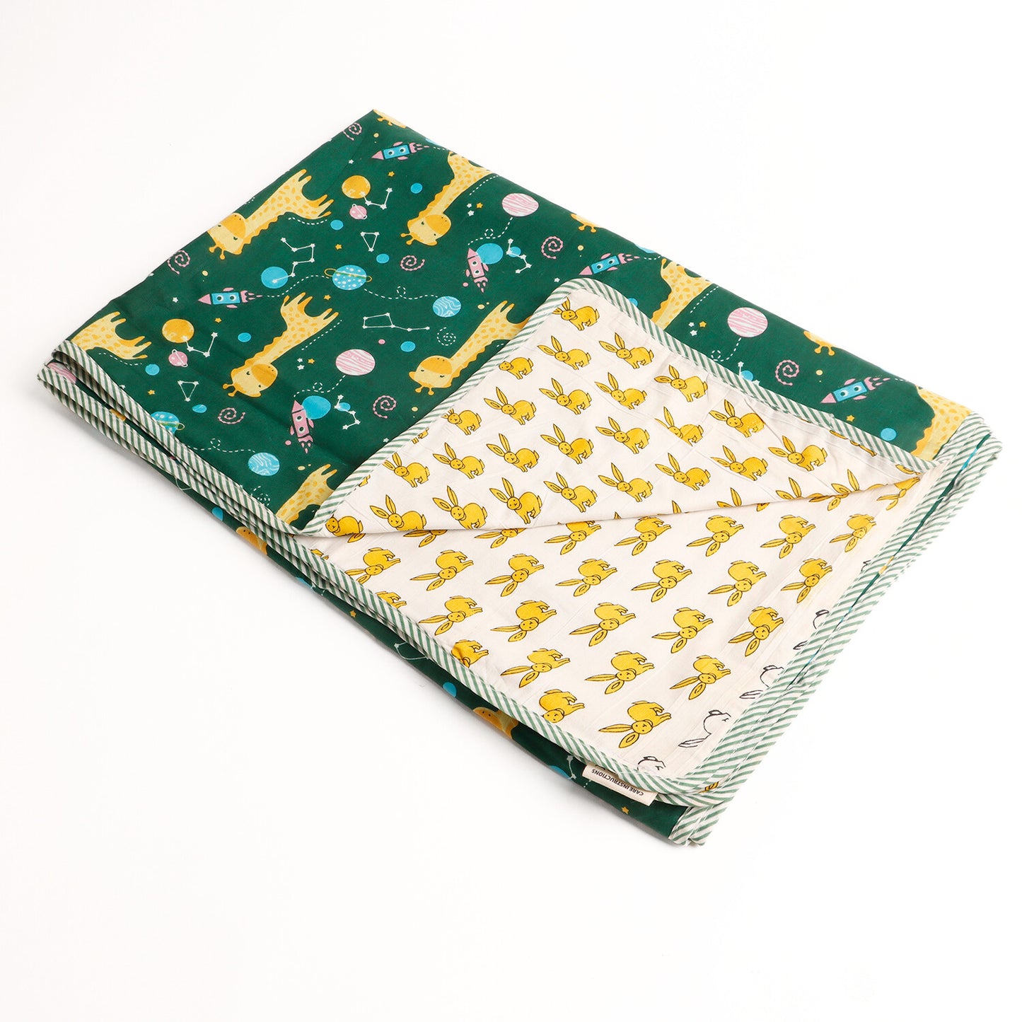 Kids Dohar - Yellow Giraffe