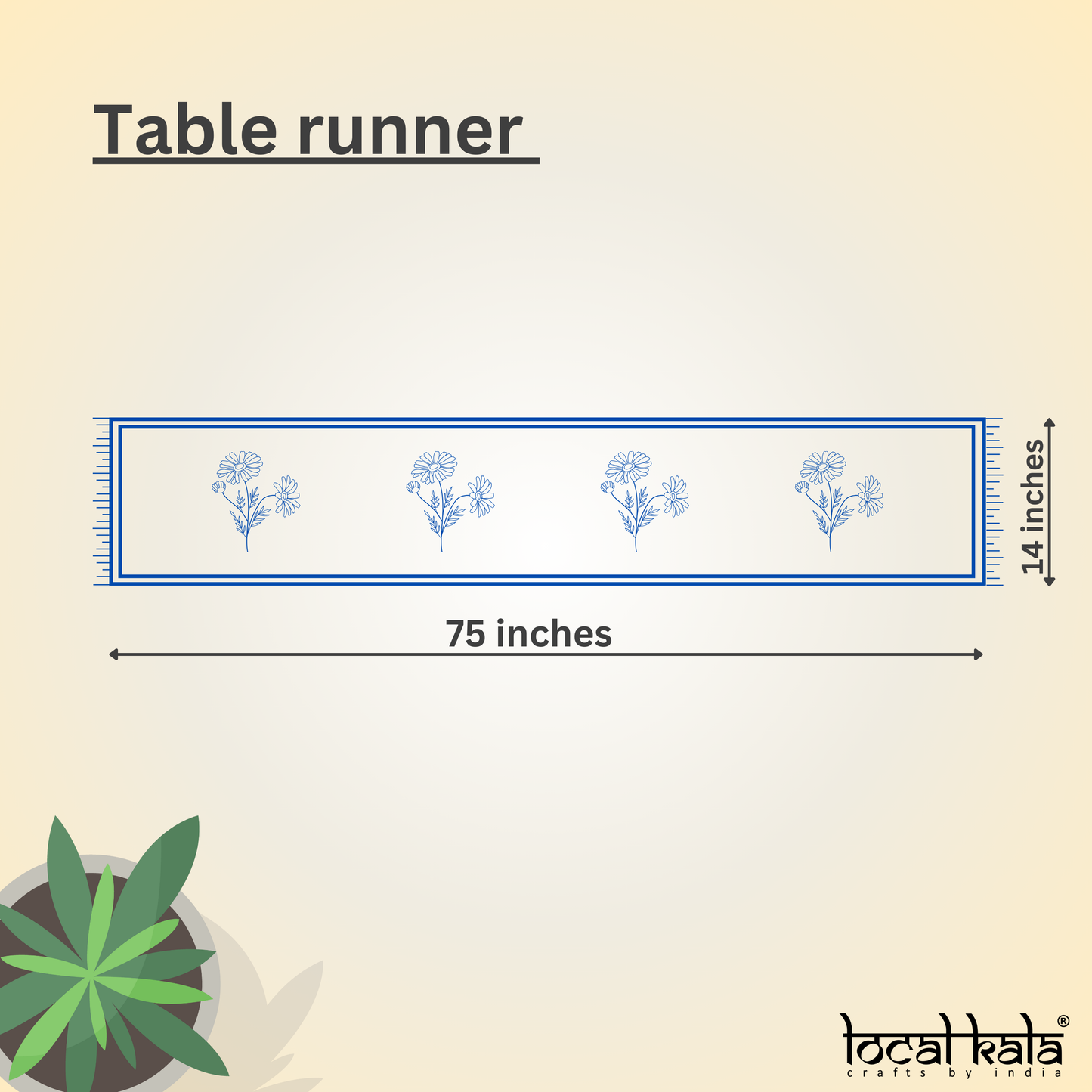 Neel kamal - Table Runner