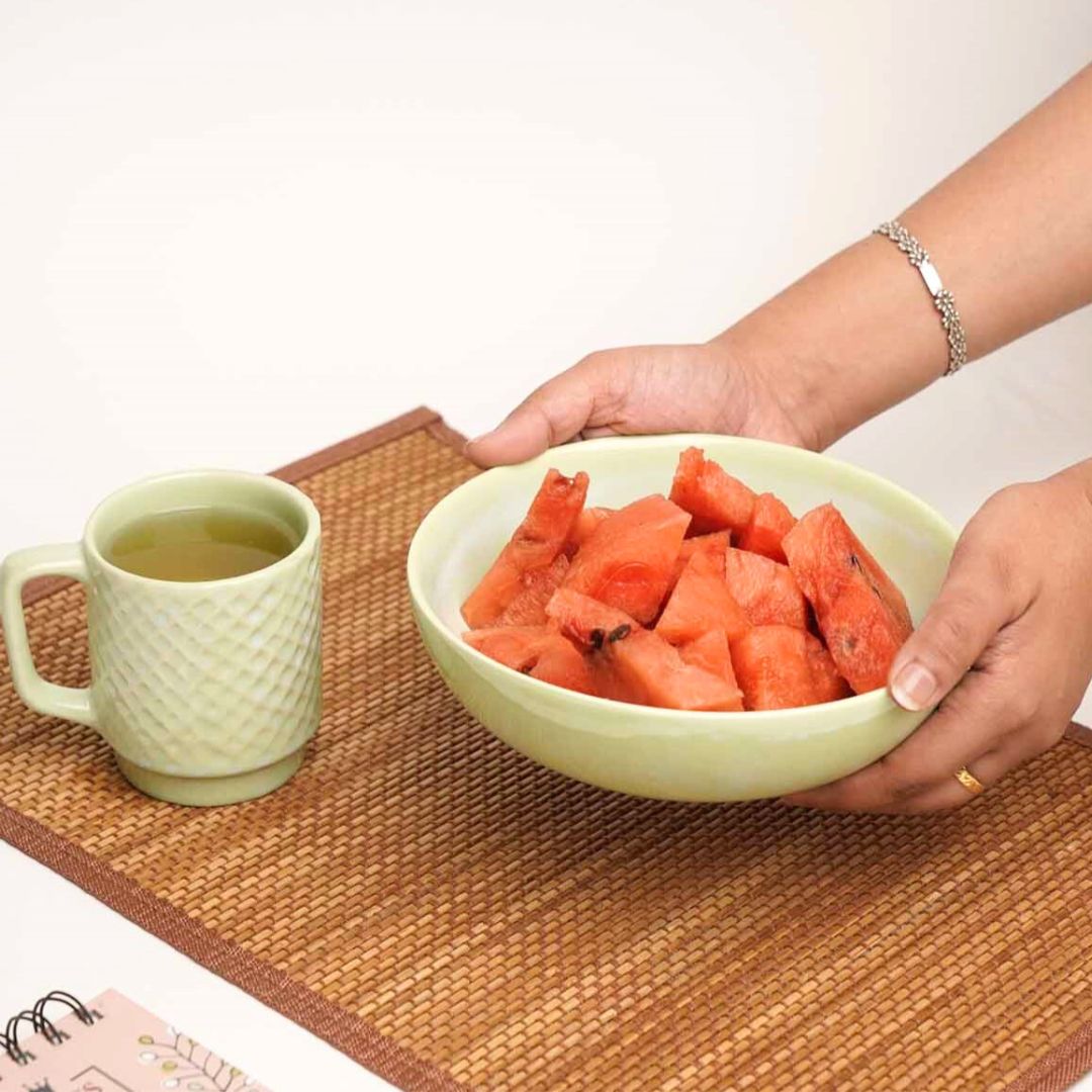 Morning Glory Breakfast Set - A Bowl & A Mug