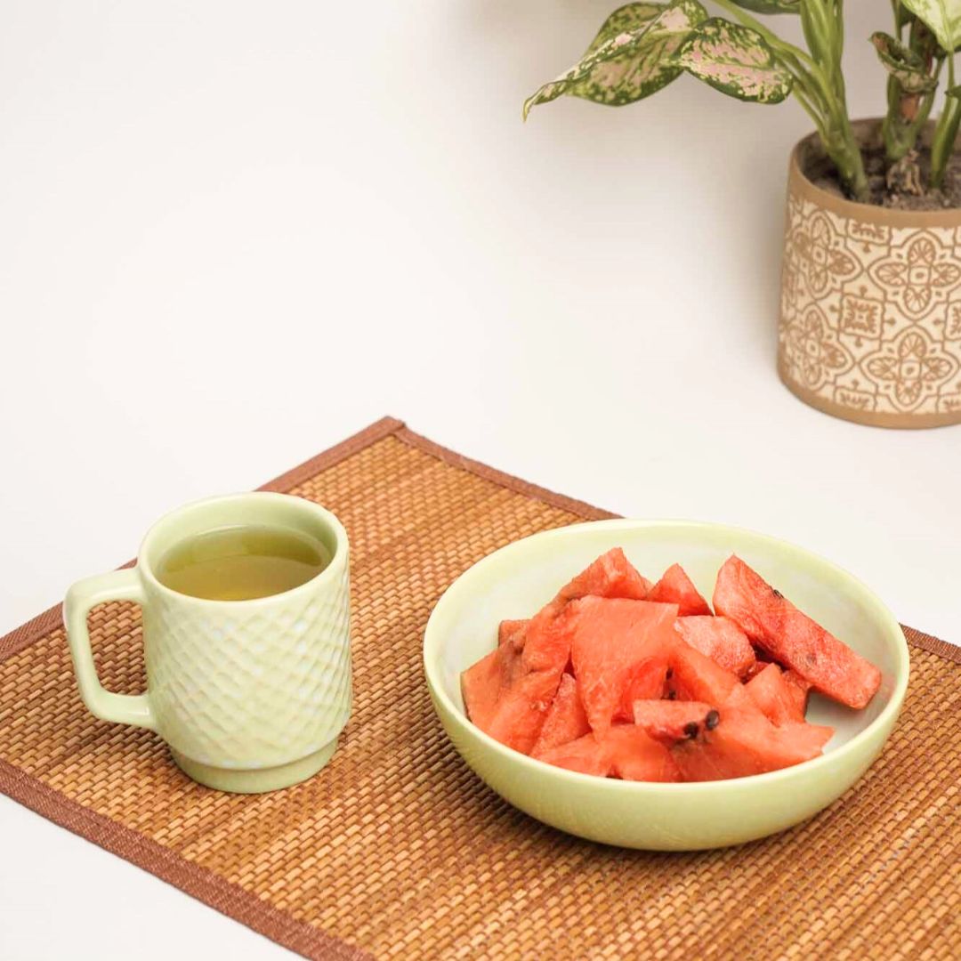 Morning Glory Breakfast Set - A Bowl & A Mug