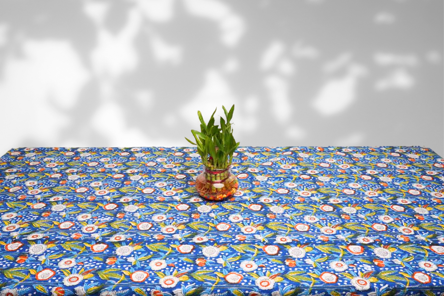 Starry Nights - Hand Block Six seater Dining table cover