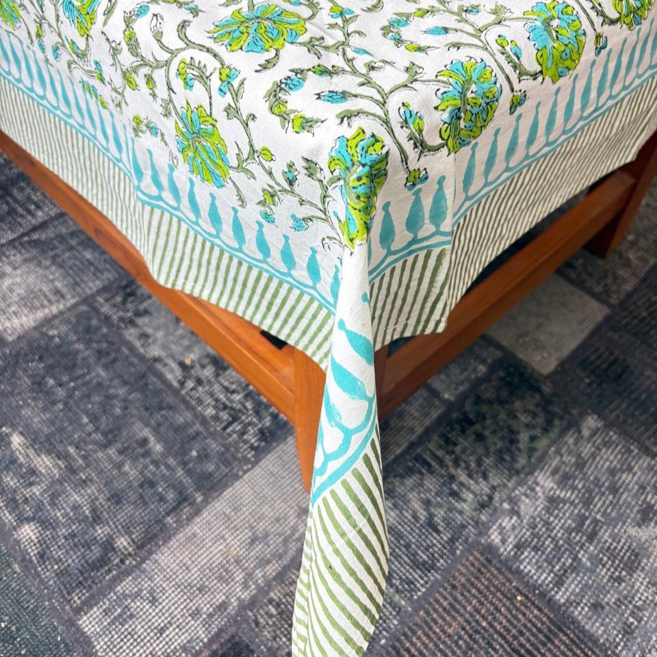 Jashn E Bahaara - Hand Block Printed Center Table Cover