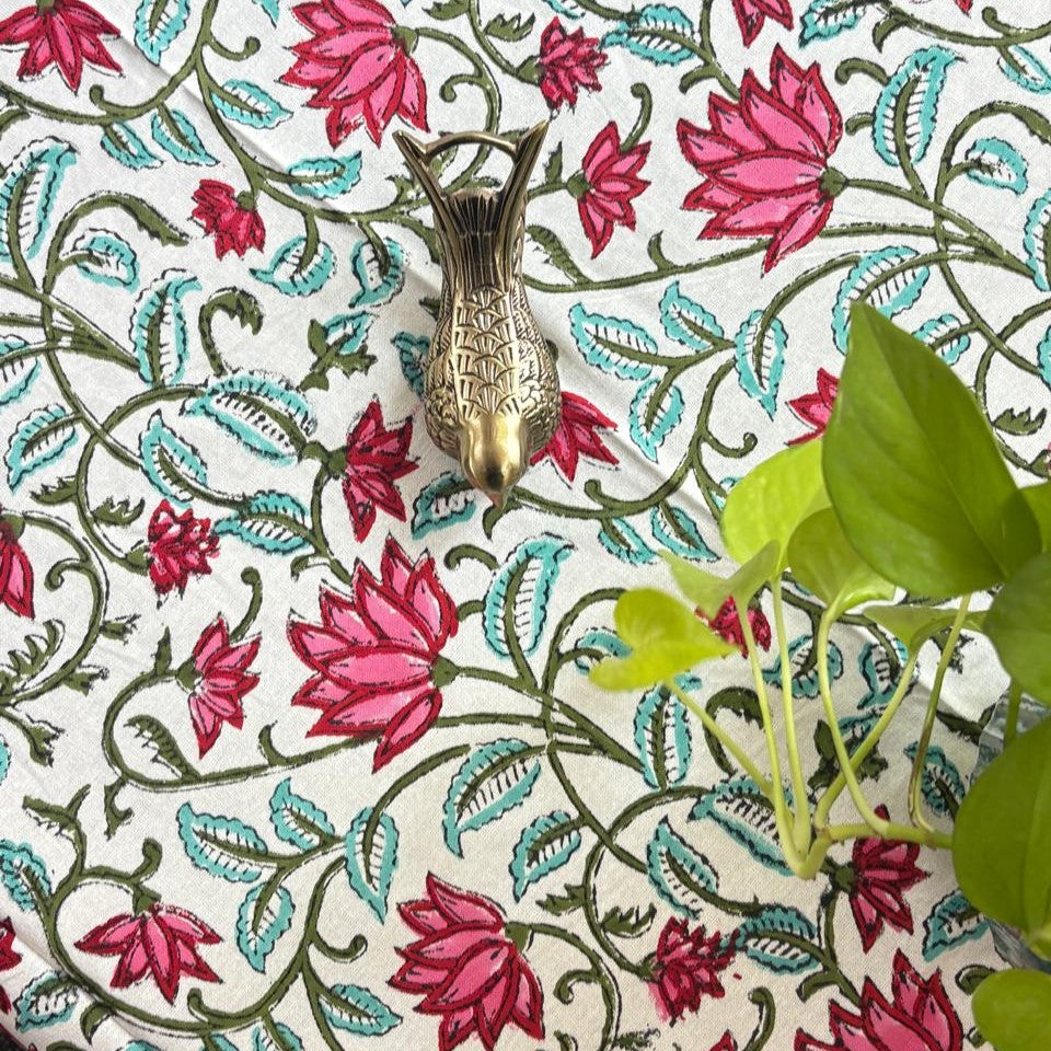 Pakeezah - Hand Block Printed Center Table Cover