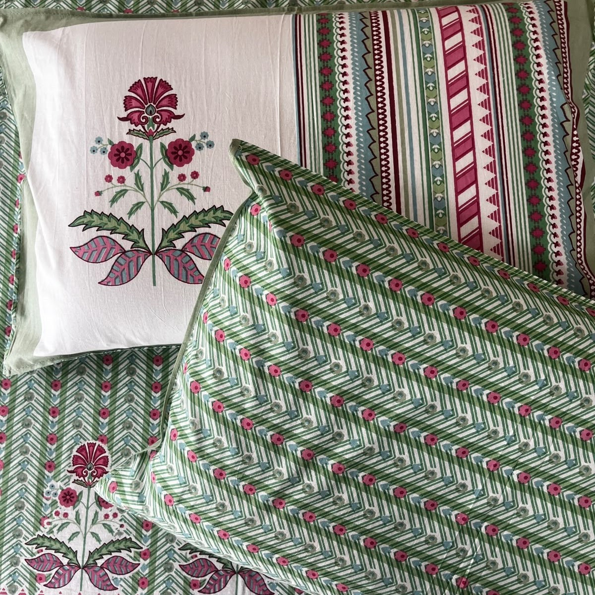 Gulmohar Green - (120x120 Inches)