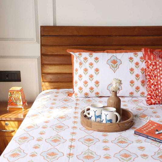 Harsingaar - Flat I Fitted Bedsheet (100x108 Inches)