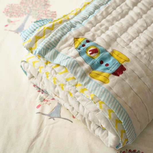 Rocket - Handblock Razai I Comforter