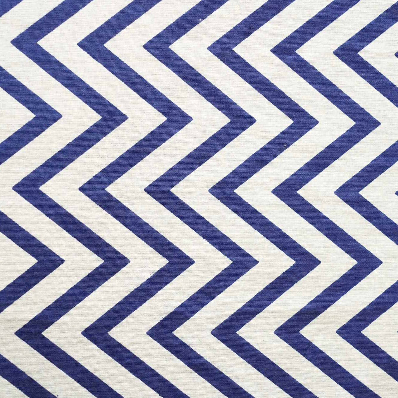 Chevron - Blue – Flat I Fitted Bedsheet (90x108 Inches)