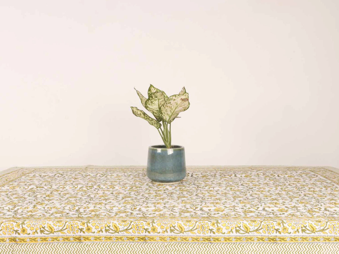 Haridra Hand Block Printed Center Table Cover