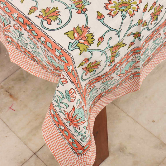 Lavangi  Hand Block Printed Center Table Cover