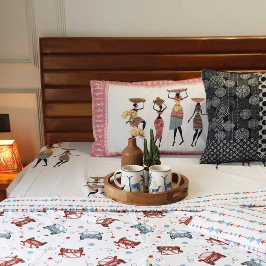 Pair Of Single Bed Dohar - Cars