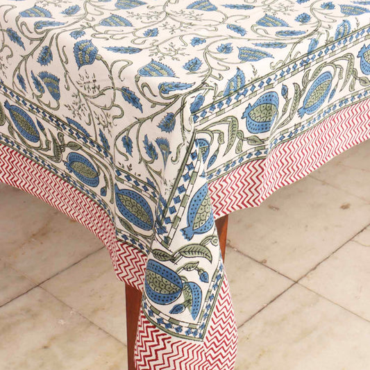 Nayanika Hand Block Printed Center Table Cover