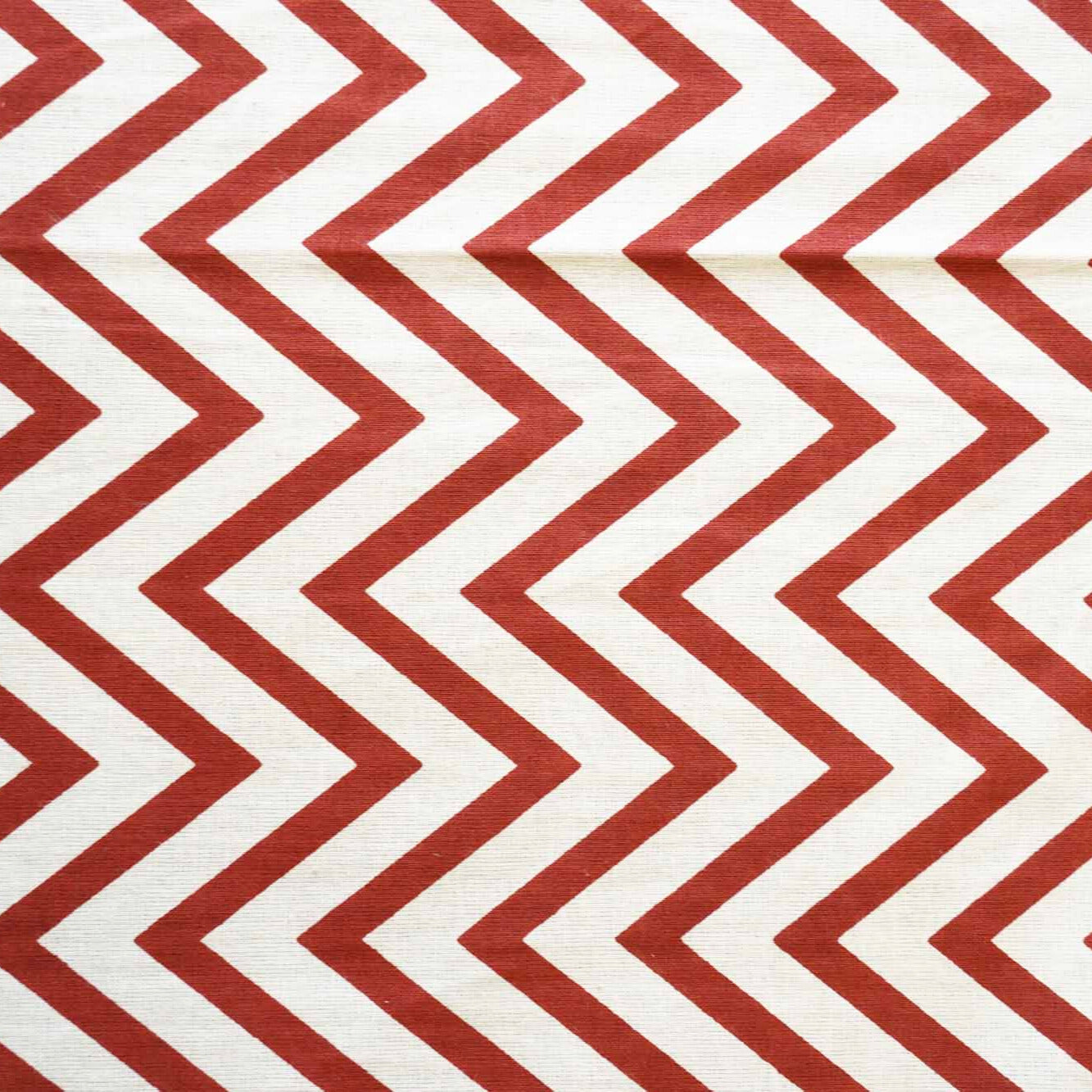 Chevron - Red – Flat I Fitted Bedsheet (90x108 Inches)