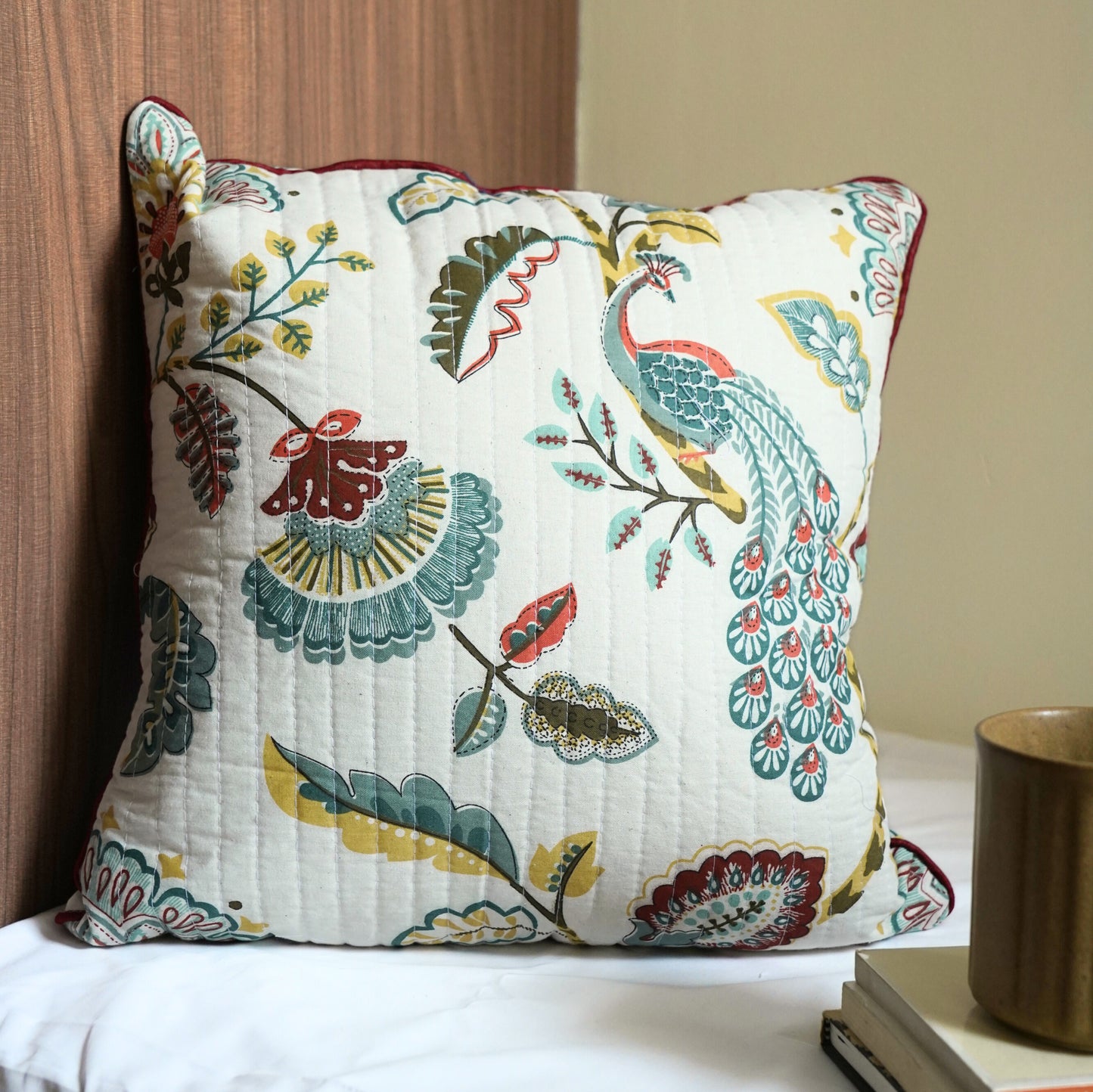 Peacock Anokhi Cushion cover