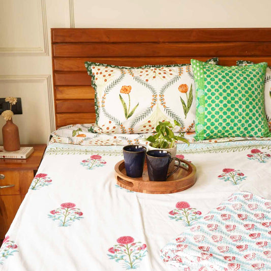 Block Print Reversible Mul Dohar – Gulbahar