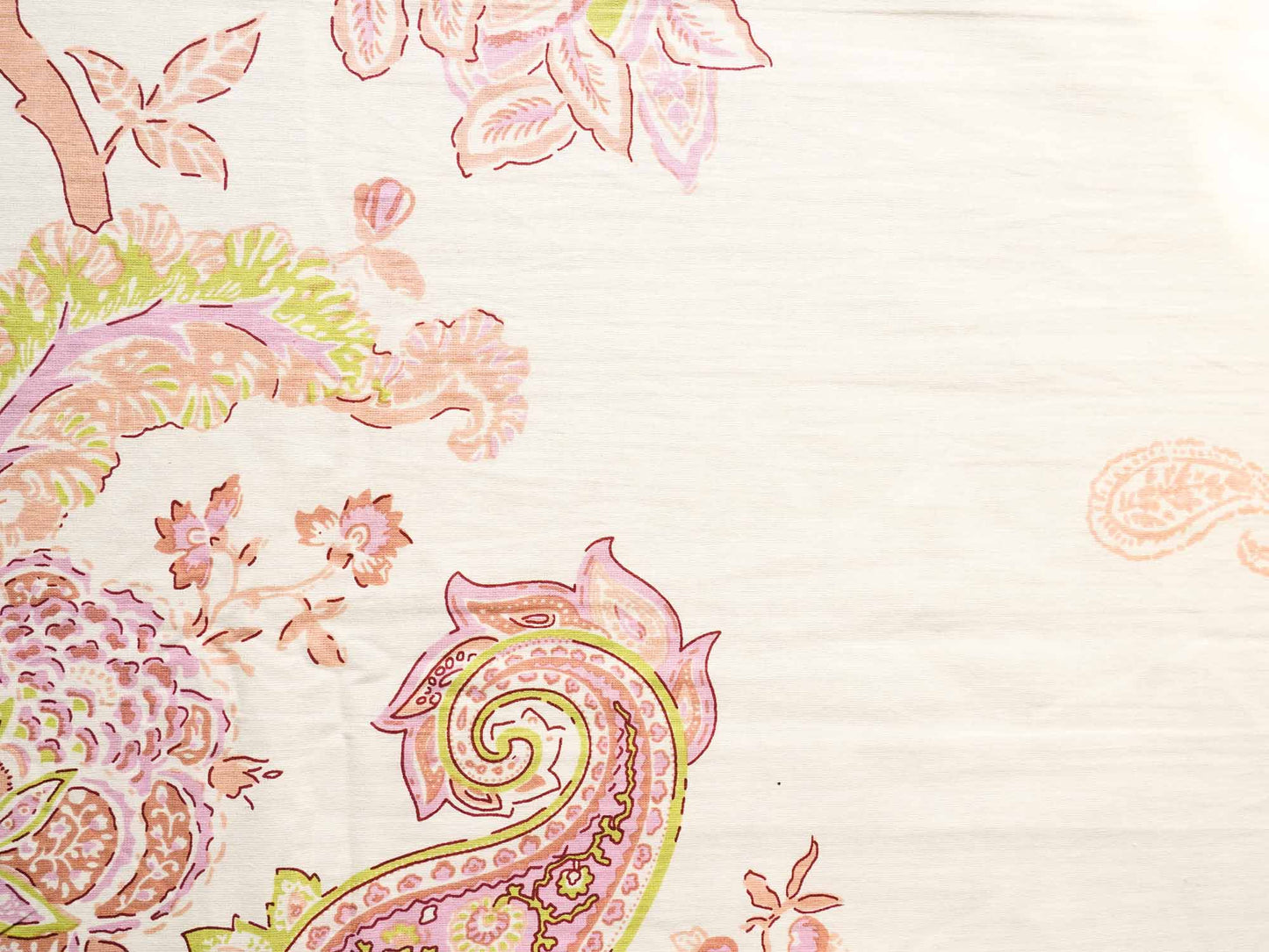 Jaal Peach - Bedsheet (120x120 Inches)