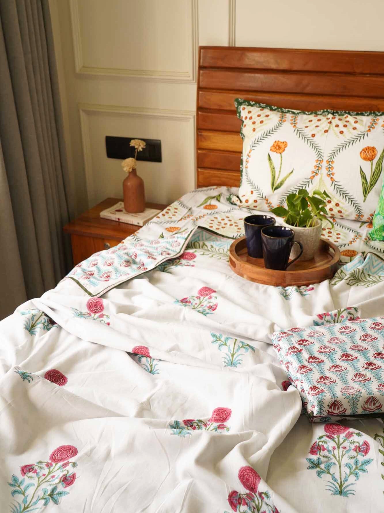 Block Print Reversible Mul Dohar – Gulbahar