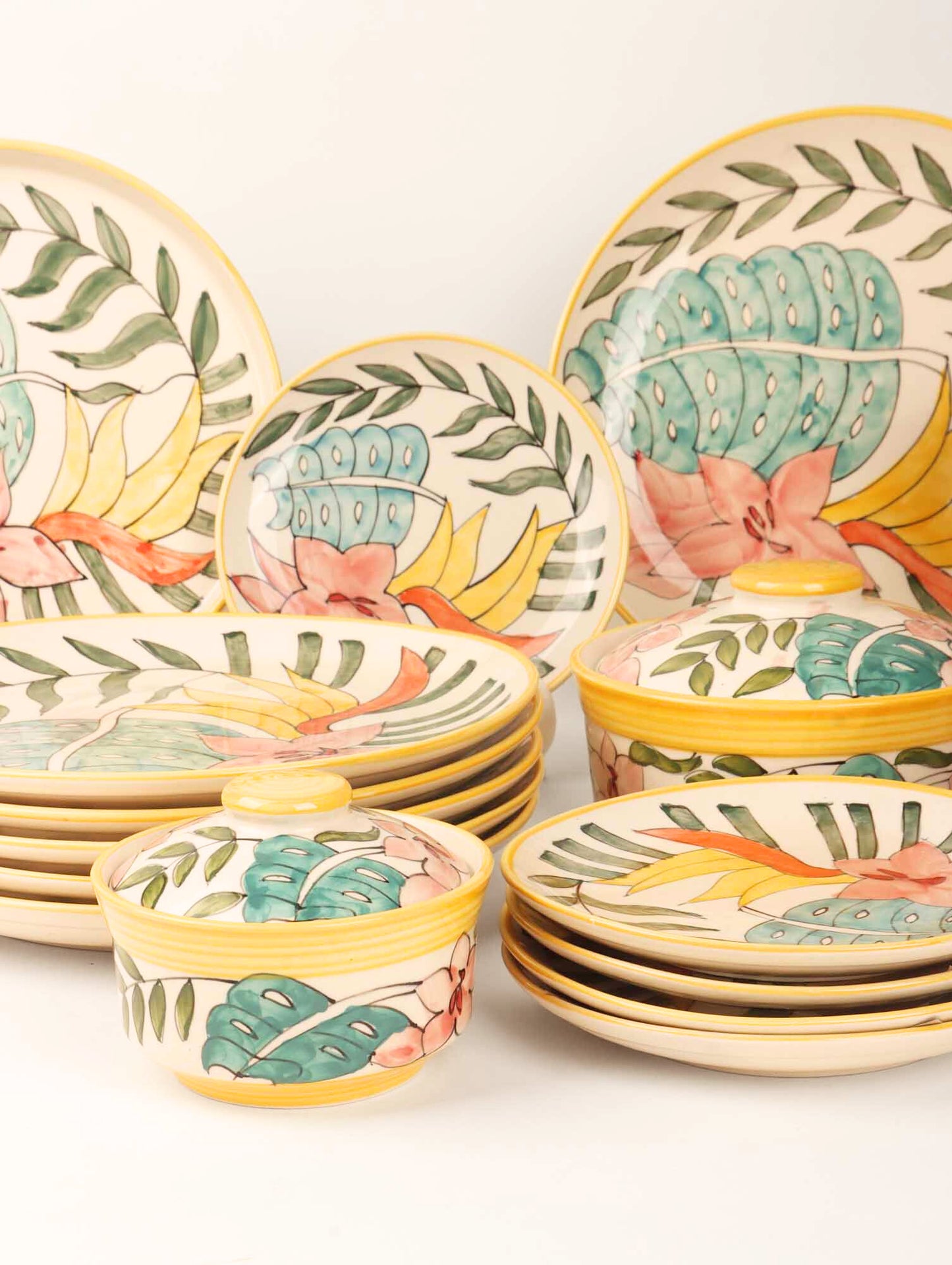 Spring Shades – Dinner Set for 6 – Set of 34