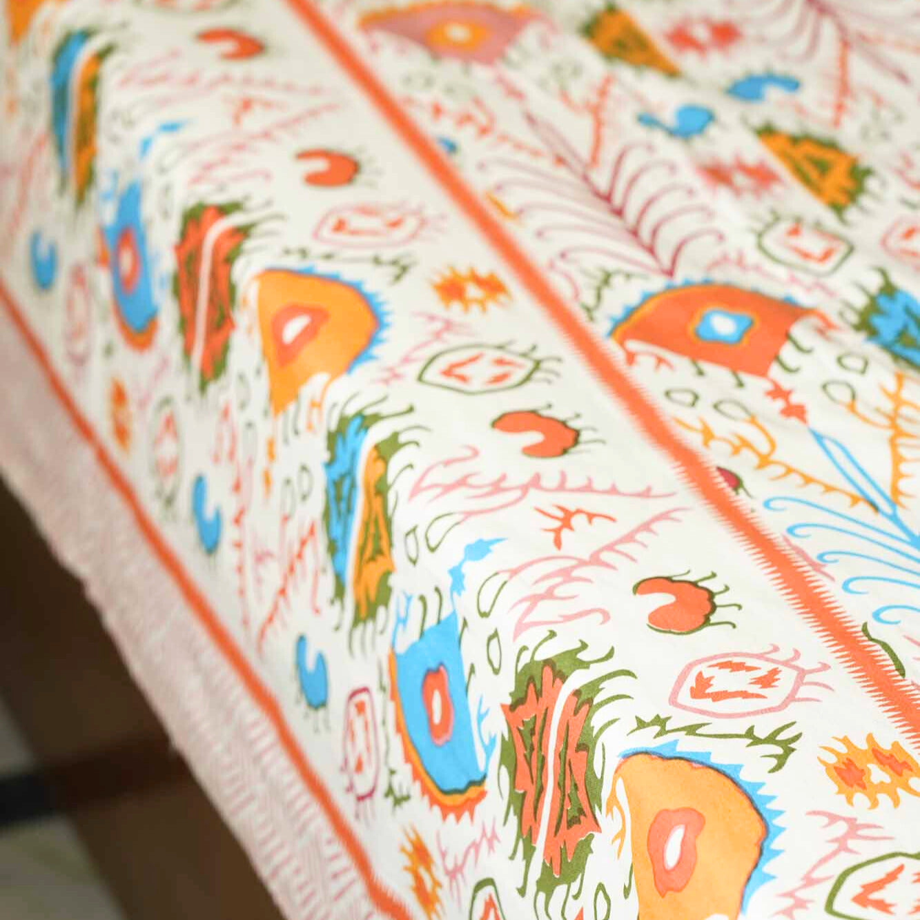 Winter Wonderland - Flat I Fitted Bedsheet (108x108 Inches)