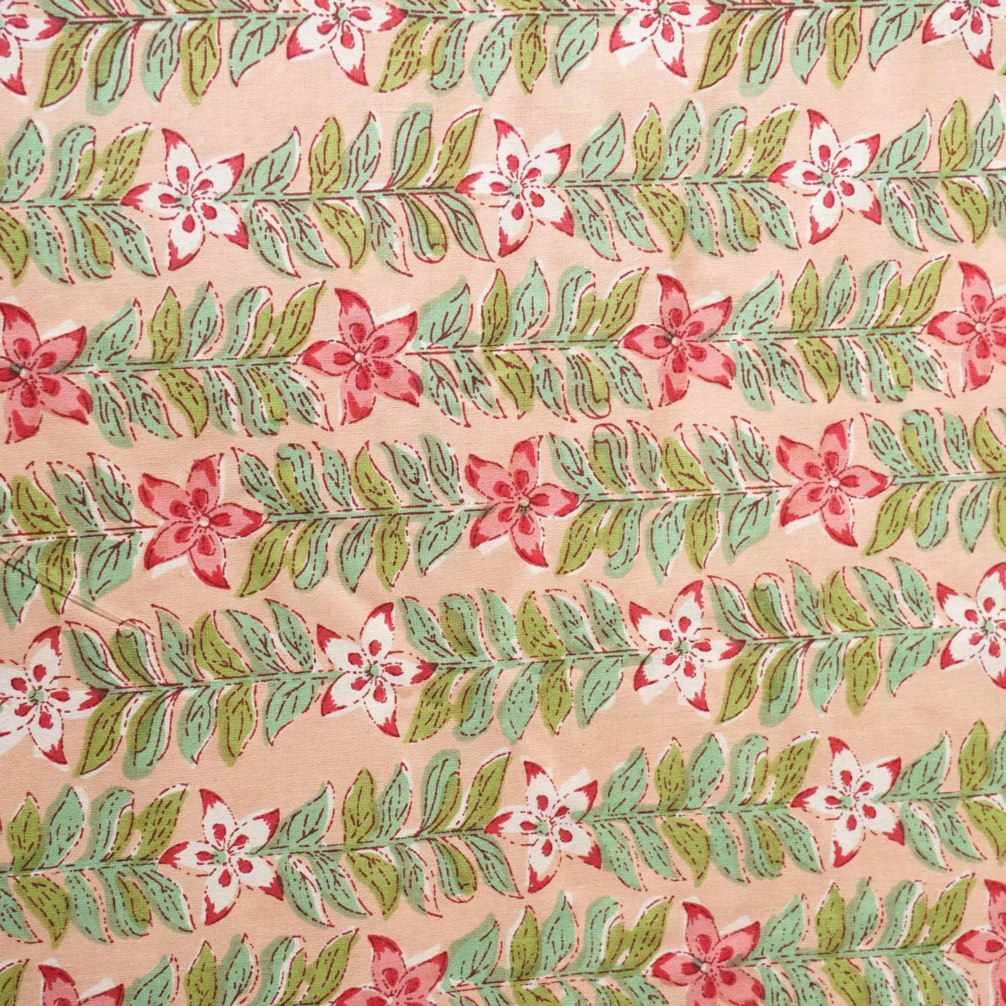 Anarkali - Peach - Flat/Fitted Bedsheet (90x108 Inches)